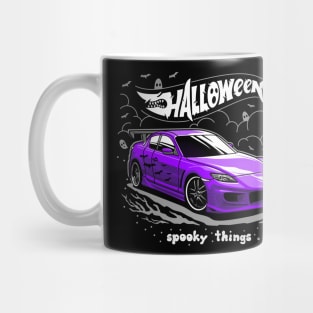 Halloween Mazda RX8 Purple Mug